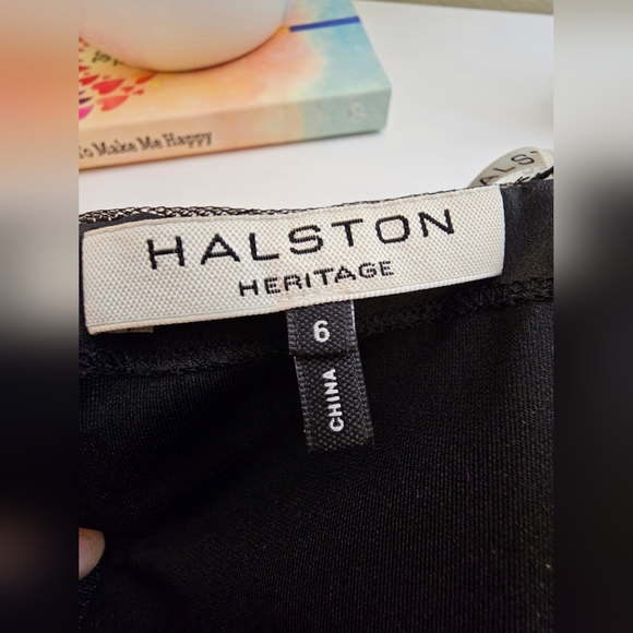 Neimen Marcus Halston Heritage Strapless Mini Cocktail Dress Chain Piping Size 6 - Picture 9 of 9